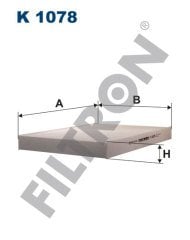 AUDI A4 (8E/8H, B6+B7) 2.0 TDI 103kw 140hp  Polen Kabin filtresi K1078 FİLTRON