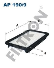 SUZUKI Swift III (MZ/EZ/SG) 1.5 75kw 102hp  Hava Filtresi AP190/9 FİLTRON