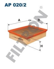 OPEL Vectra-B 2.2 DTI 16V 92kw 125hp  Hava Filtresi AP020/2 FİLTRON