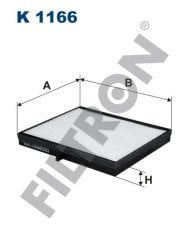 CHEVROLET Lacetti 1.6 16V 80kw 109hp  Polen Kabin filtresi K1166 FİLTRON