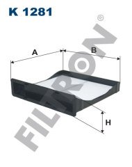 SUBARU Impreza III (G3, GH, GR) 2.0 16V 110kw 150hp  Polen Kabin filtresi K1281 FİLTRON