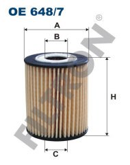 OPEL Antara 2.0 CDTI 110kw 150hp  Yağ Filtresi OE648/7 FİLTRON