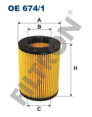 HYUNDAI Accent II 1.5 CRDi 60kw 82hp  Yağ Filtresi OE674/1 FİLTRON