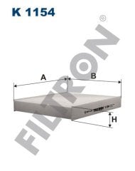 FORD Mondeo IV 2.0 Flexifuel-LPG 104kw 141hp  Polen Kabin filtresi K1154 FİLTRON