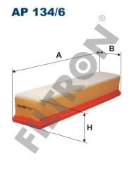 RENAULT Clio II / Clio Symbol 1.5 dCi 48kw 65hp  Hava Filtresi AP134/6 FİLTRON