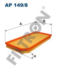SEAT Leon II 2.0 TFSI 136kw 185hp  Hava Filtresi AP149/8 FİLTRON