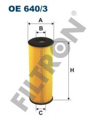 SSANGYONG Kyron 3.2 M320 162kw 220hp  Yağ Filtresi OE640/3 FİLTRON