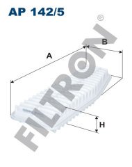 TOYOTA RAV 4 II 2.0 VVTi 110kw 150hp  Hava Filtresi AP142/5 FİLTRON