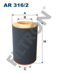 PEUGEOT Boxer III 3.0 HDi FAP 107kw 145hp  Hava Filtresi AR316/2 FİLTRON