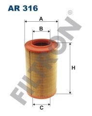 FIAT Ducato 2002 (244) 2.3 JTD 81kw 110hp  Hava Filtresi AR316 FİLTRON