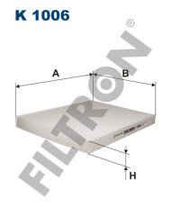 SEAT Ibiza III 1.9 SDI 50kw 68hp  Polen Kabin filtresi K1006 FİLTRON