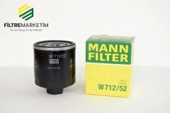 VOLKSWAGEN Polo V 1.4 16V 63kw 85hp  Yağ Filtresi W712/52 MANN