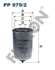 HYUNDAI H-1 Starex 2.5 CRDi 81kw 110hp  Yakıt Mazot Filtresi PP979/2 FİLTRON