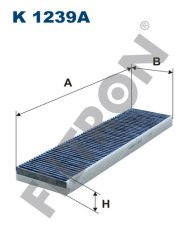 MINI Mini Cooper II,Cabr,Coupé,Club/Country/Pacem./Road 1.6 S Turbo 140kw 190hp  Polen Kabin filtresi K1239A FİLTRON