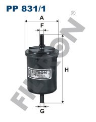 RENAULT Scénic II 1.4 16V 72kw 98hp  Yakıt Filtresi PP831/1 FİLTRON
