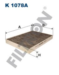 AUDI A4 (8E/8H, B6+B7) 1.8 T 110kw 150hp  Polen Kabin filtresi K1078A FİLTRON