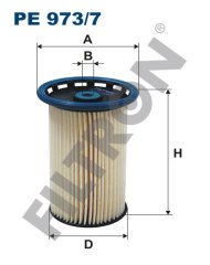 VOLKSWAGEN Sharan II 2.0 TDI 110kw 150hp  Yakıt Mazot Filtresi PE973/7 FİLTRON