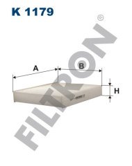 CITROEN DS3 1.2  PureTech 110 81kw 110hp  Polen Kabin filtresi K1179-2x FİLTRON