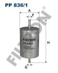 VOLKSWAGEN Transporter (T5) 2.0 85kw 115hp  Yakıt Filtresi PP836/1 FİLTRON