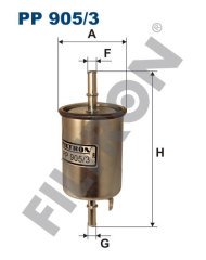 CHEVROLET Aveo 1.4 16V 69kw 94hp  Yakıt Filtresi PP905/3 FİLTRON