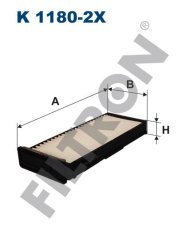 MITSUBISHI Carisma 1900 Di-D 85kw 115hp  Polen Kabin filtresi K1180-2x FİLTRON