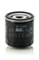 TOYOTA HiLux 2.5 D-4D 88kw 120hp  Yağ Filtresi W712/83 MANN