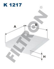 SUBARU Forester (SG) 2.0 92kw 125hp  Polen Kabin filtresi K1217 FİLTRON