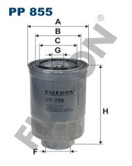 FORD Ranger 2006 3.0  TDCi 115kw 156hp  Yakıt Mazot Filtresi PP855 FİLTRON