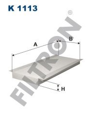 FORD Transit 2000 2.4 TDCi Turbodiesel 101kw 137hp  Polen Kabin filtresi K1113 FİLTRON