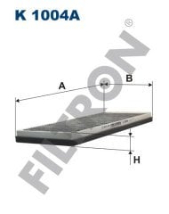 VOLKSWAGEN Passat (3B2/3B5) 2.0 88kw 120hp  Polen Kabin filtresi K1004A FİLTRON