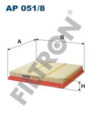 OPEL Astra J / Astra J GTC 1.4 16V 64kw 87hp  Hava Filtresi AP051/8 FİLTRON