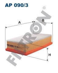 FIAT Scudo II (272) 1.6 JTD, 1.6 Multijet 90 66kw 90hp  Hava Filtresi AP090/3 FİLTRON