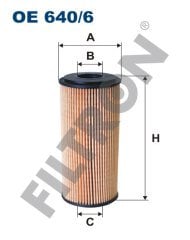 MERCEDES BENZ A W168 A160 CDI 44kw 60hp  Yağ Filtresi OE640/6 FİLTRON