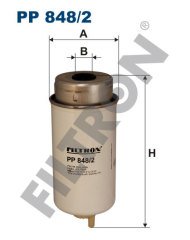 FORD Transit 2000 2.4 DI Turbodiesel 55kw 75hp  Yakıt Mazot Filtresi PP848/2 FİLTRON