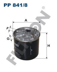 MERCEDES BENZ Vito 639 116 CDI 120kw 163hp  Yakıt Mazot Filtresi PP841/8 FİLTRON