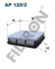 MITSUBISHI L200 2.5 DI-D 123kw 167hp  Hava Filtresi AP120/2 FİLTRON