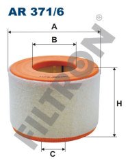 AUDI A6 (4G2/4G5/4GC/4GD) 2.0 TFSI 132kw 180hp  Hava Filtresi AR371/6 FİLTRON