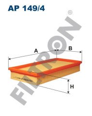 SEAT Ibiza IV 1.2 12V 51kw 70hp  Hava Filtresi AP149/4 FİLTRON