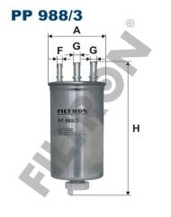 DACIA (RENAULT GROUP) Sandero 1.5 dCi 63kw 86hp  Yakıt Mazot Filtresi PP988/3 FİLTRON