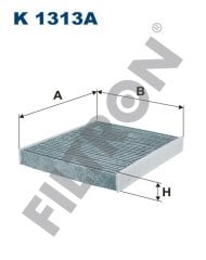 VOLKSWAGEN Polo V 1.2 51kw 70hp  Polen Kabin filtresi K1313A FİLTRON