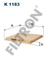SUBARU Legacy III / Liberty 2.0 16V 101kw 138hp  Polen Kabin filtresi K1183 FİLTRON