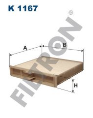 RENAULT Scénic II 1.5 dCi 63kw 86hp  Polen Kabin filtresi K1167 FİLTRON