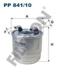 MERCEDES BENZ C W204 C204 S204 C250 CDI 150kw 204hp  Yakıt Mazot Filtresi PP841/10 FİLTRON