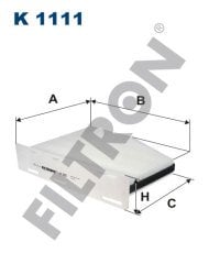 1hp  Polen Kabin filtresi K1111 FİLTRON