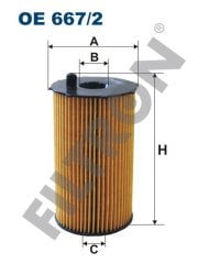 JAGUAR S-Type (CCX) 2.7 V6 Diesel 152kw 207hp  Yağ Filtresi OE667/2 FİLTRON