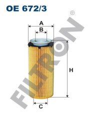BMW 7 (F01/F02/F03/F04) 730d 180kw 245hp  Yağ Filtresi OE672/3 FİLTRON