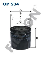 JEEP Wrangler II (TJ) 3.8 146kw 199hp  Yağ Filtresi OP534 FİLTRON