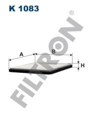 TOYOTA Yaris I / Yaris Verso (P1) 1.3 64kw 87hp  Polen Kabin filtresi K1083 FİLTRON