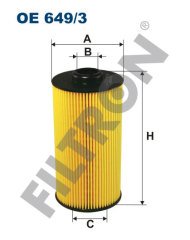 LAND ROVER Range Rover 4.4 V8 210kw 286hp  Yağ Filtresi OE649/3 FİLTRON