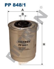 FORD Transit 95 2.5 DI/TDE 85kw 116hp  Yakıt Mazot Filtresi PP848/1 FİLTRON